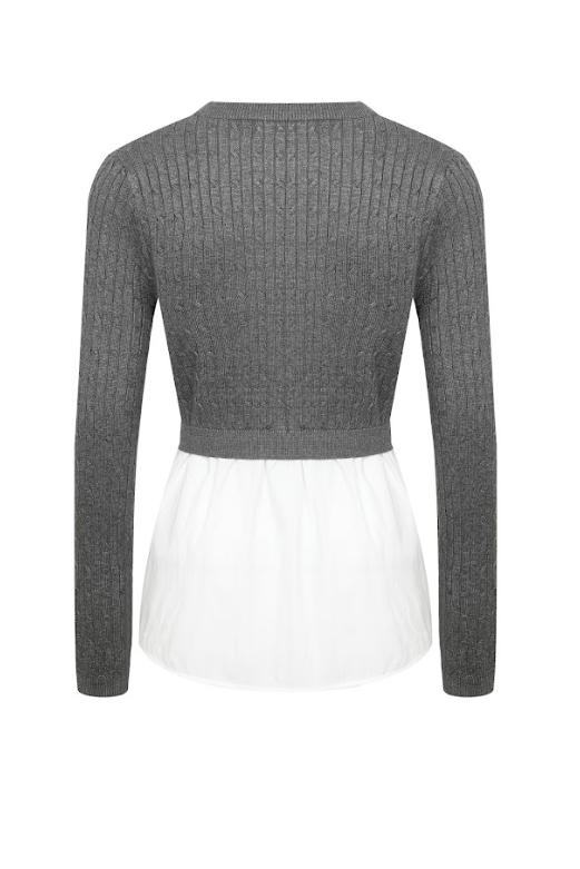 RIVIR - Wholesale Knit Top - Women's - Ligne Élégante Long Sleeve Top1