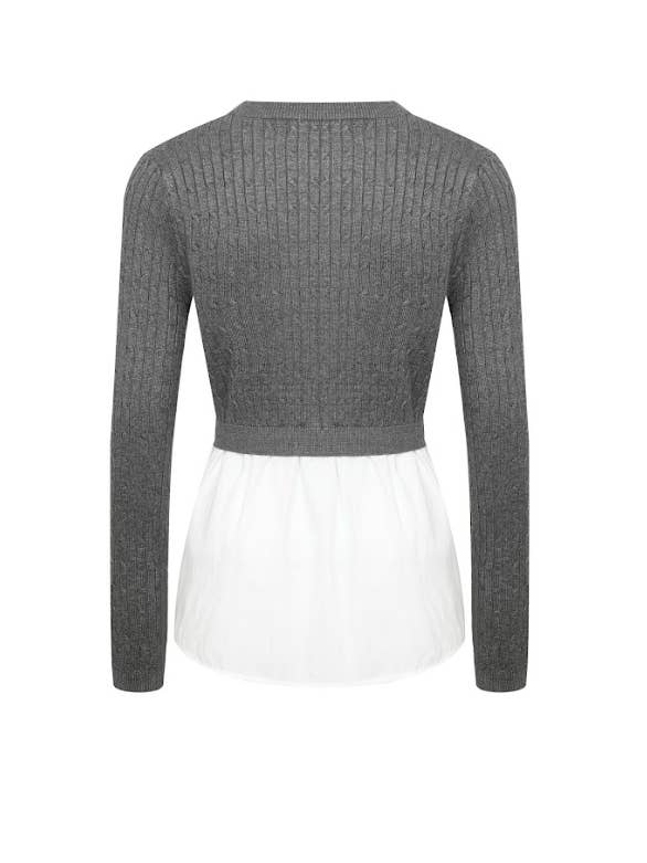 RIVIR - Wholesale Knit Top - Women's - Ligne Élégante Long Sleeve Top2