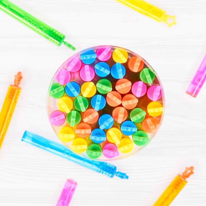 The Twiddlers – wholesale Bubble wand – Child – 40 Mini Star Bubble Wands