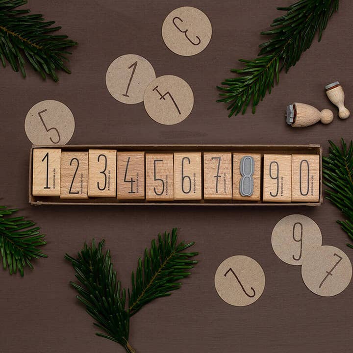 1x Stamp Set | Numbers for wholesale by Perlenfischer