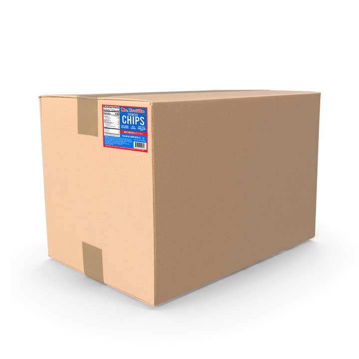 Mr. Tortilla - Wholesale Chips - Mr. Tortilla's Crunchy Chips - 13 lb (5.9 kg) Box