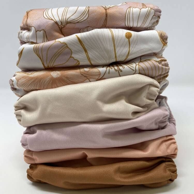 Nora’s Nursery - Venta al por mayor Pañales de tela - Bebés - Magnolia - Pañales ajustables de gamuza ecológicos de 15 piezas4