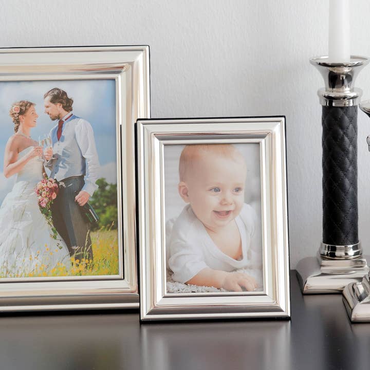 EDZARD - Wholesale Picture Frame - 2-Piece Picture Frame Sunset (13x18 cm), Silver-Plated6