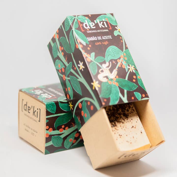 Daki saboaria artesanal - Wholesale Bar Soap - Olive Oil Soap with Coffee0