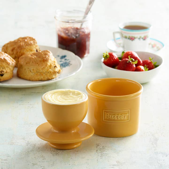 The Original Butter Bell® Crock - Wholesale Butter Dish - The Original Butter Bell® Crock - Cafe Golden Yellow