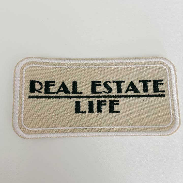 TEELUX - Wholesale Patch - 3.5" Real Estate life - Embroidered Hat Patch2