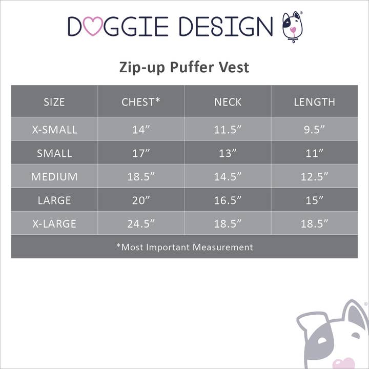 Doggie Design - Wholesale Pet Vest - Dog - Zip-up Dog Puffer Vest - Dark Green2