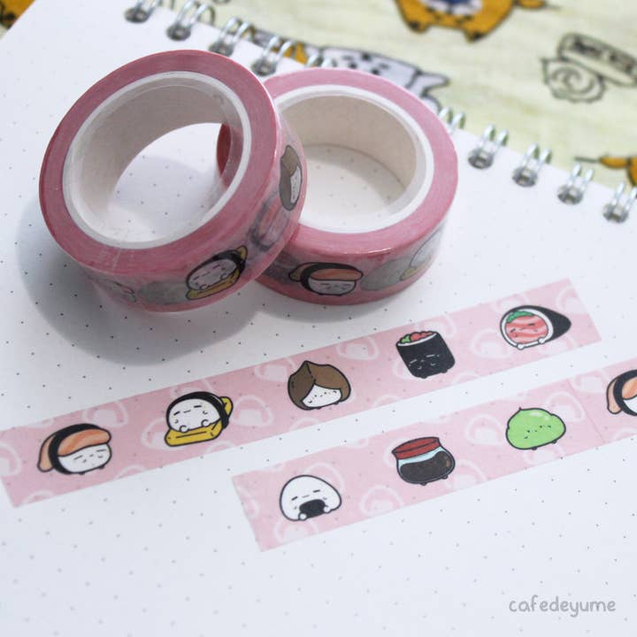 Sushi Buddies Washi for wholesale by Cafe De Yume