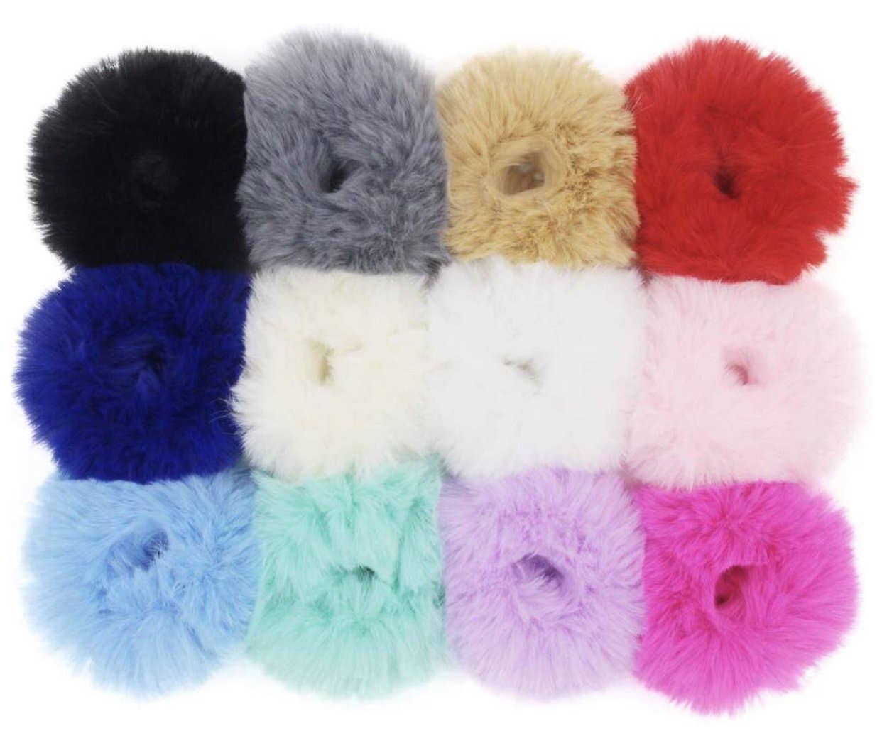 Mavi Bandz - Vente Chouchou – femme - Chouchous en fourrure Accessoire pour cheveux animal pelucheux Porte-queue de cheval