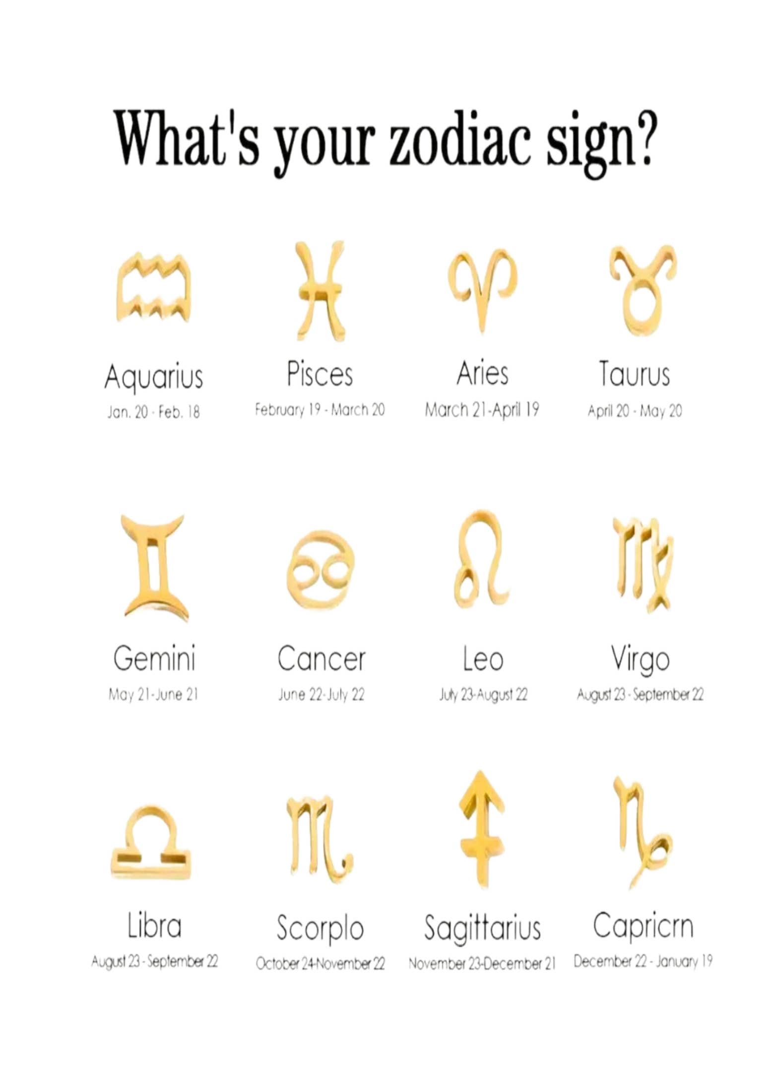 Dorée Bracelet Signe Astrologique Poisson En Acier Inoxydable en vente sur Faire2