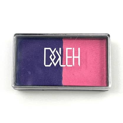 DOLEH Duo color palette( pink and purple) for wholesale by DOLEH BEAUTY