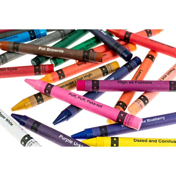 MilkToast Brands – Großhandel Buntstift – Kind & Baby – Offensive Crayons: Ausgabe „Pot Pack“