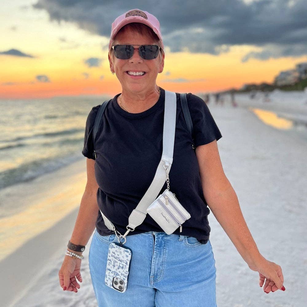 Save The Girls - Wholesale Phonecase Strap - Clip & Go Strap with Pouch - Neutral Collection14