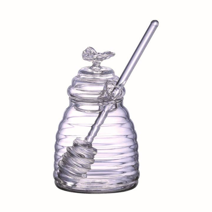 Mini-Honigtopf mit Löffel, 110 ml für den Großhandel von AULICA