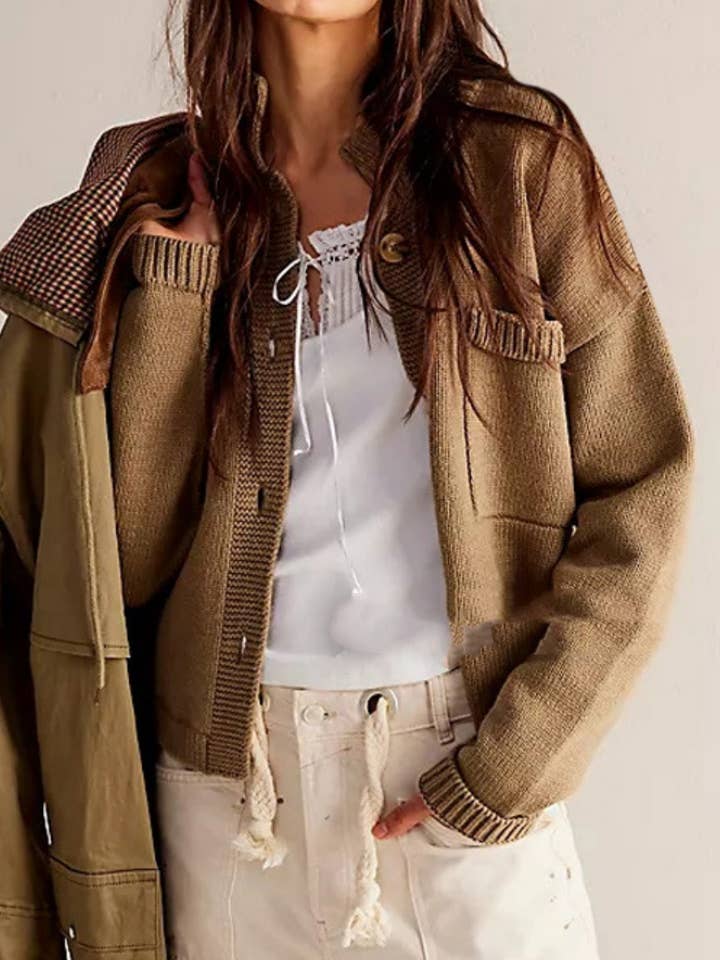 NINEXIS - Wholesale Knit Sweater - Women's - CWOCAL1806_KNIT COAT SOLID COLOR CARDIGAN SWEATER5