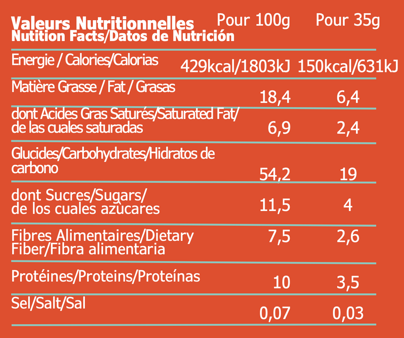 MIAM REPUBLIQUE - Venta al por mayor Muesli - Granola orgánica con nueces de Brasil, chocolate negro y coco 330 g3