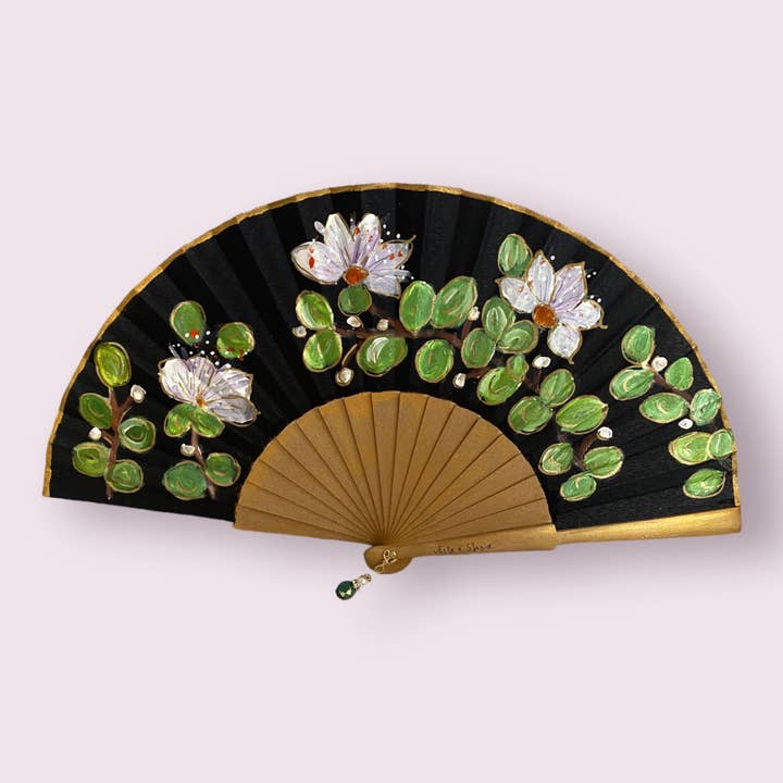 Arte e sfizio - Wholesale Handheld Folding Fan - painted flower fans20