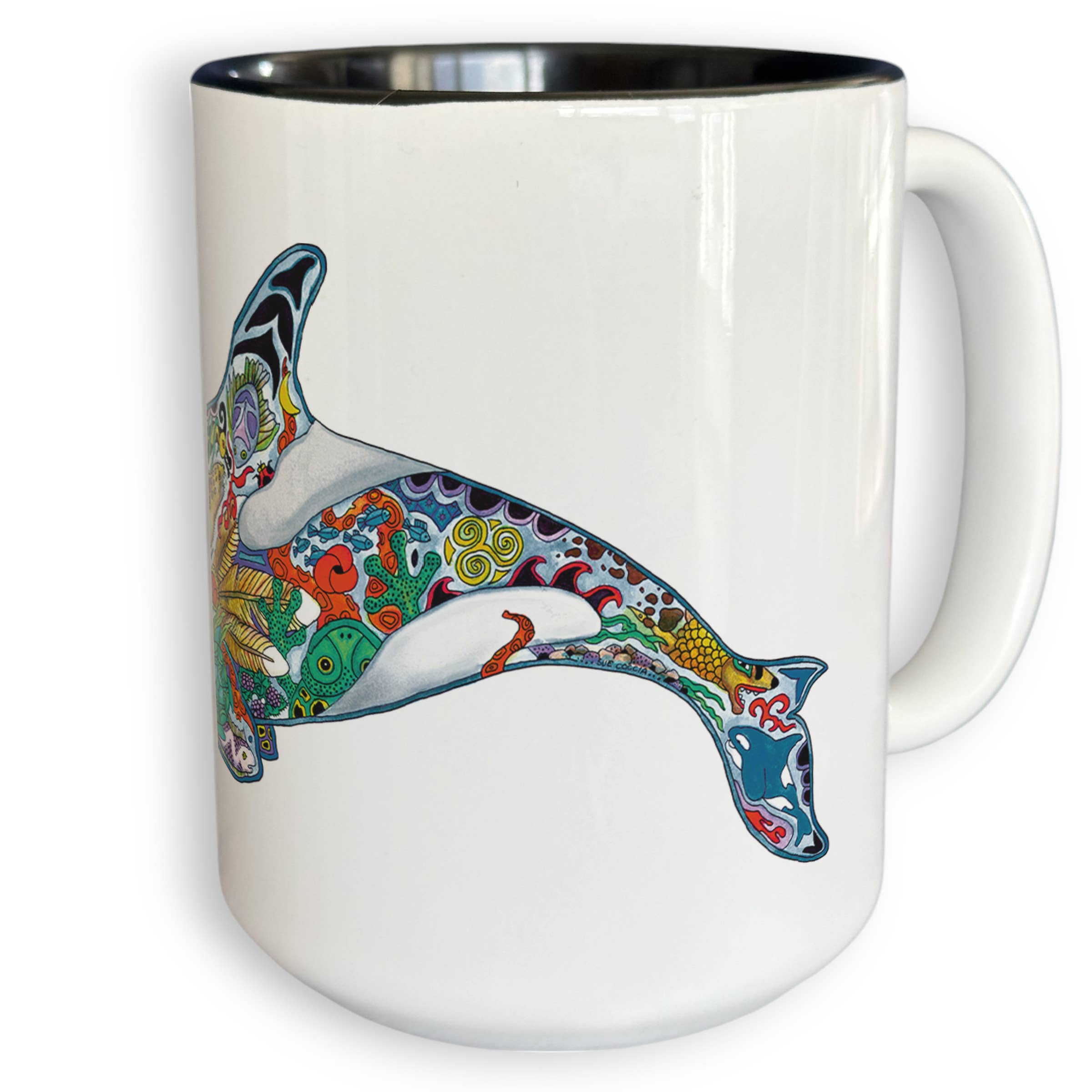 EarthArt International - Wholesale Coffee Mug - Granny Orca 15 oz Mug1