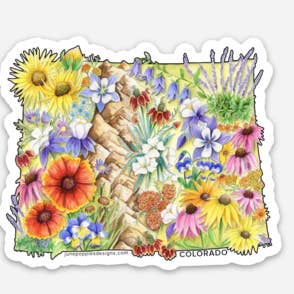 Ollie Lou Designs - Wholesale Sticker - Colorado State Vinyl Sticker2