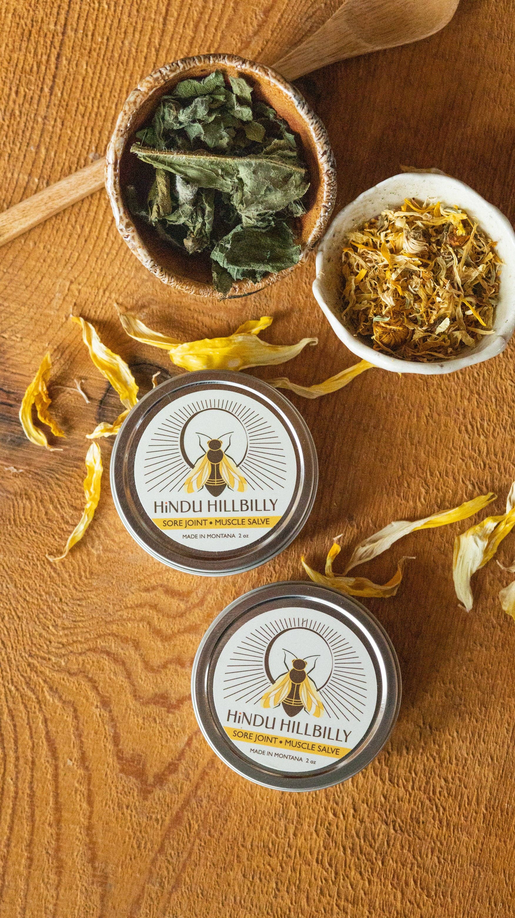 Hindu Hillbilly Honey - Wholesale Healing Salve/Balm/Cream - Sore Muscle Salve