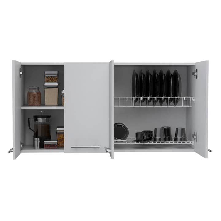 TUHOME FURNITURE - Wholesale Cabinet - Kitchen Cabinet 120 , Four Doors, Two Cabinets, Two Shelves