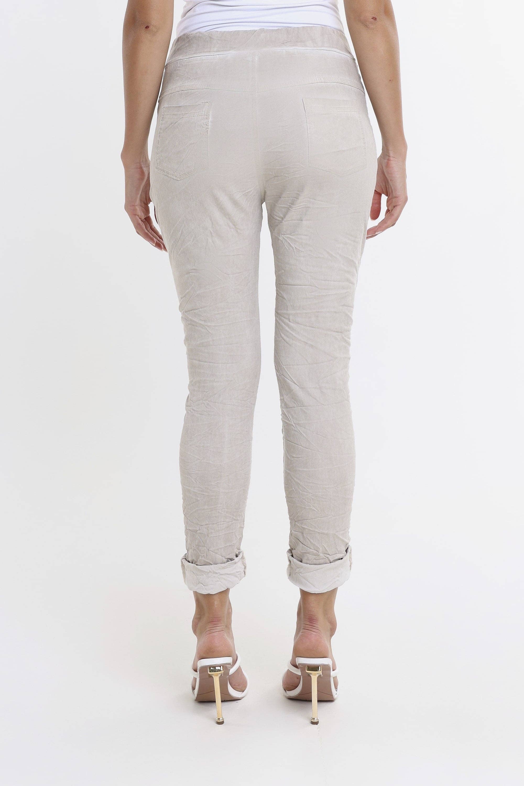 TINA Stephens Italy/Tees By Tina – Engroshandel Bukser - Dame – Kelly Leopard pailletbukser med pailletter (PL192L)7