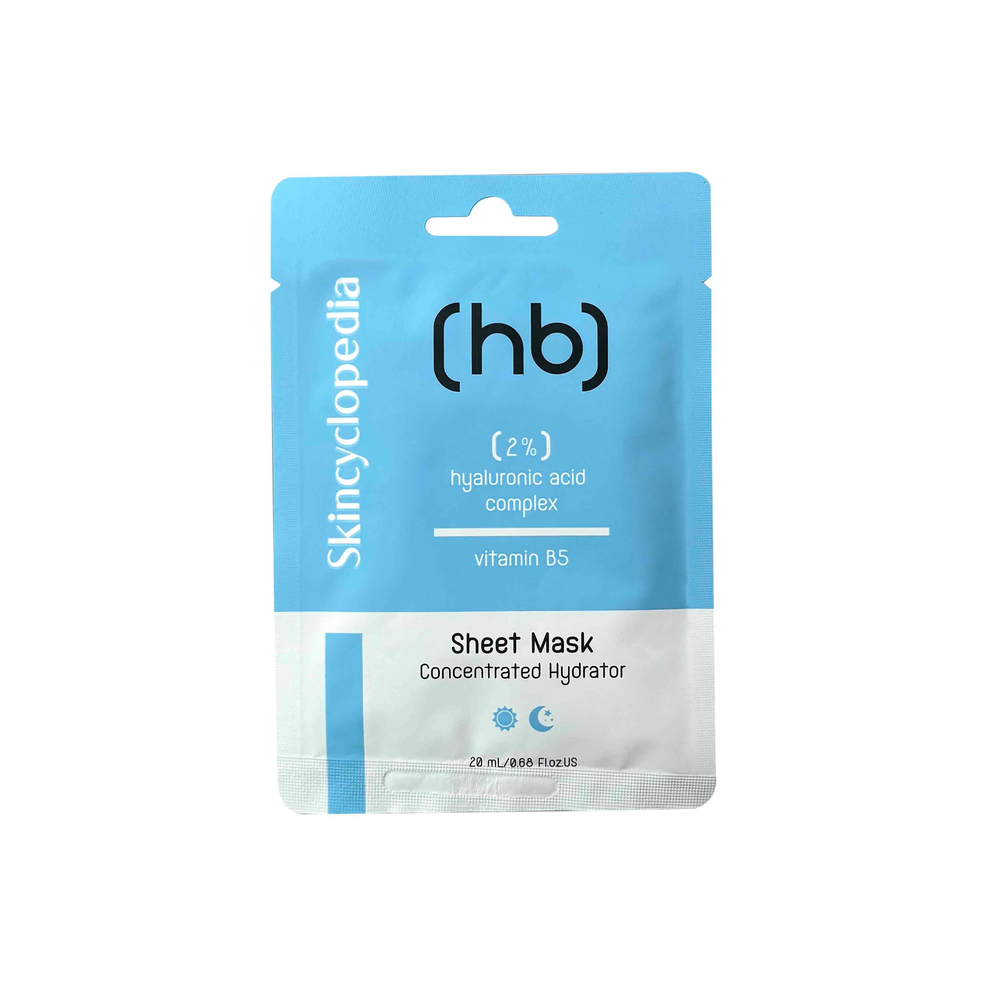 Bubble T Cosmetics – wholesale Skincare face mask – Skincyclopedia Hyaluronic Acid Sheet Mask1