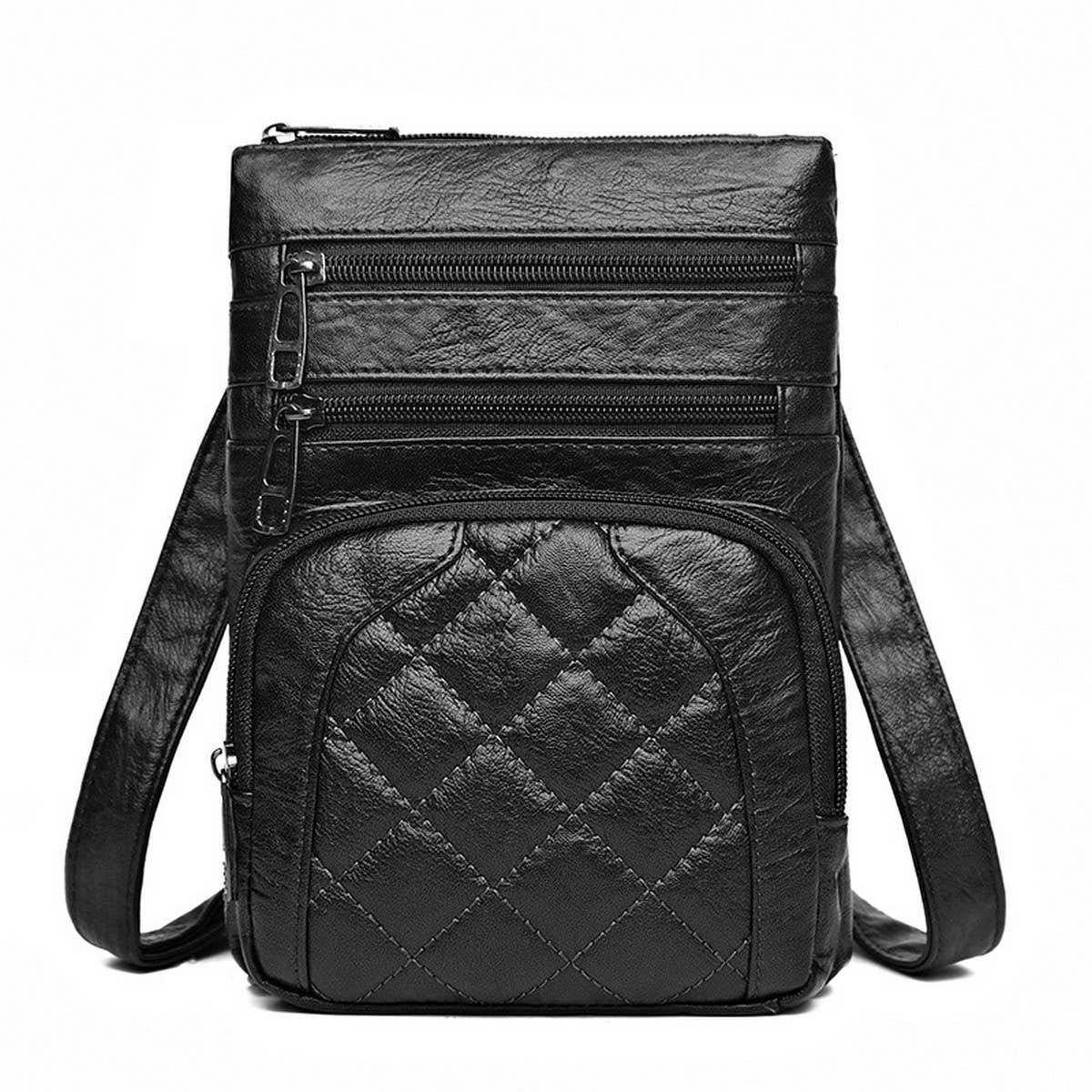 ACCITY - Wholesale Messenger Bag - Women's - RETRO SOFT LEATHER MESSENGER BAG_CUAB00426