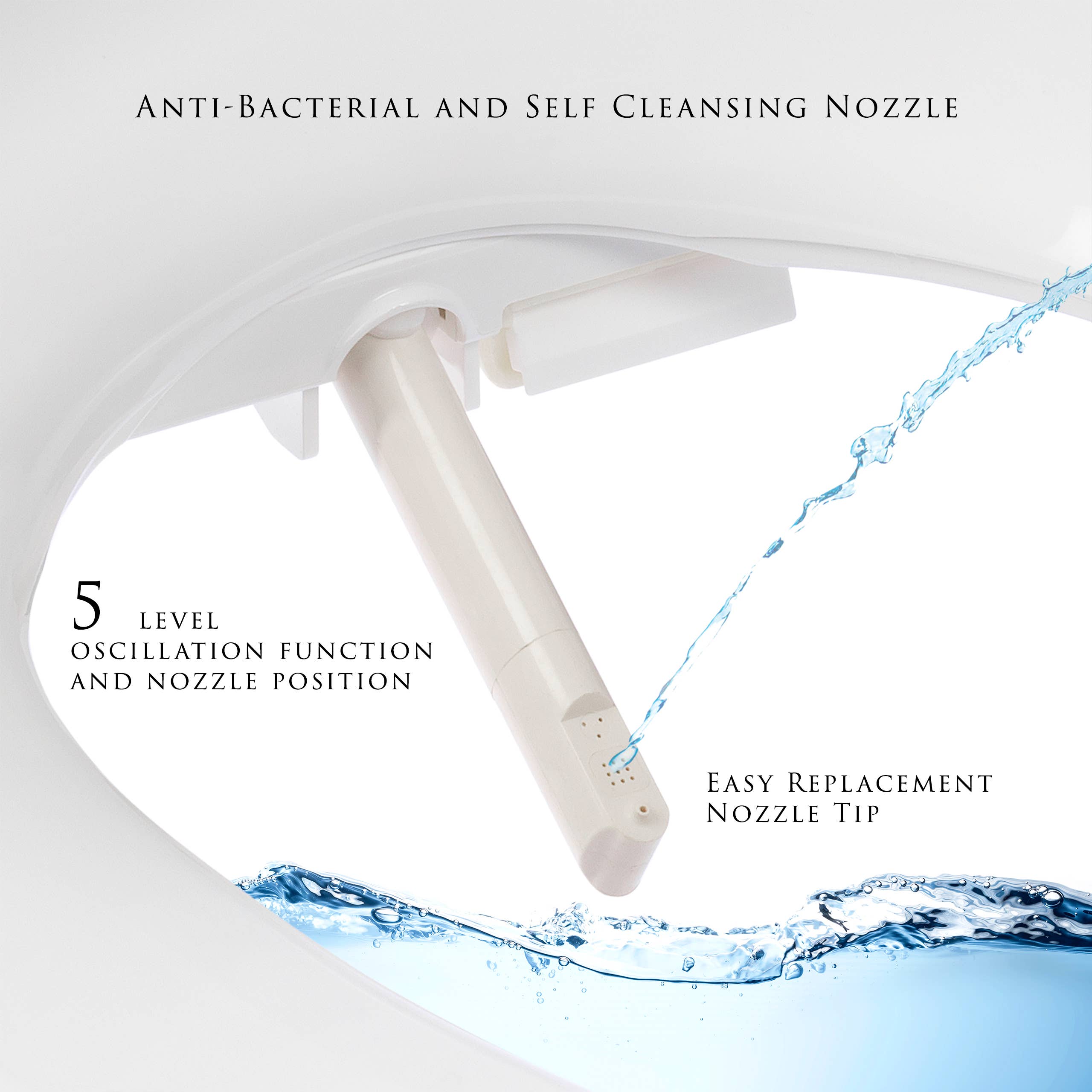 Lotus Seats – wholesale Skydd till toalettstol – Lotus Amart Bidé ATS 800 Elektronisk Uppvärmd Toalettstol8