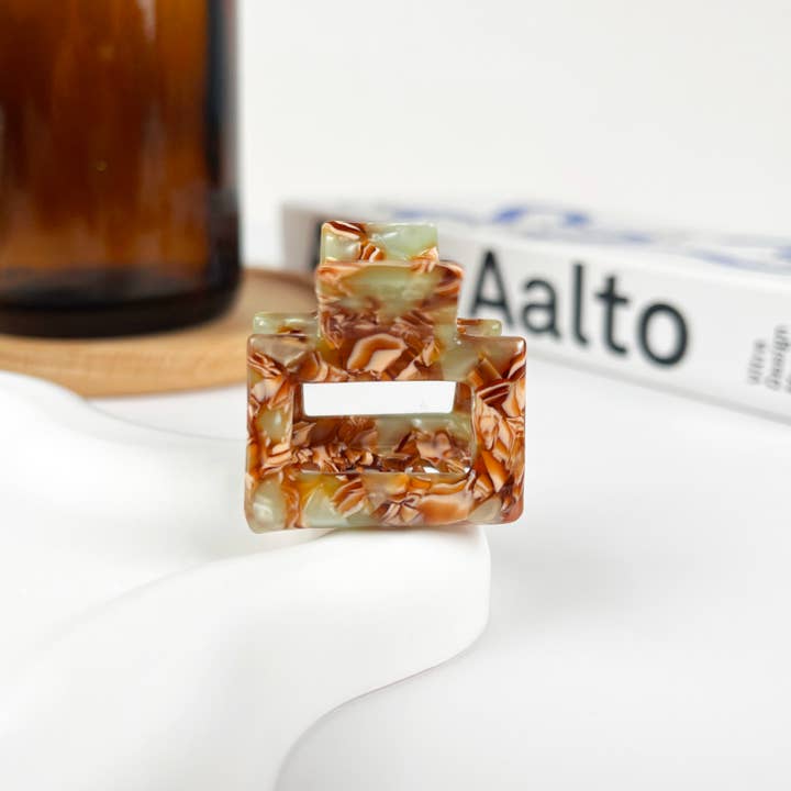 TheDivaSoap - Wholesale Hair Clip - Women's - Small Square Claw Clips,Acetate Small Hair Clip10