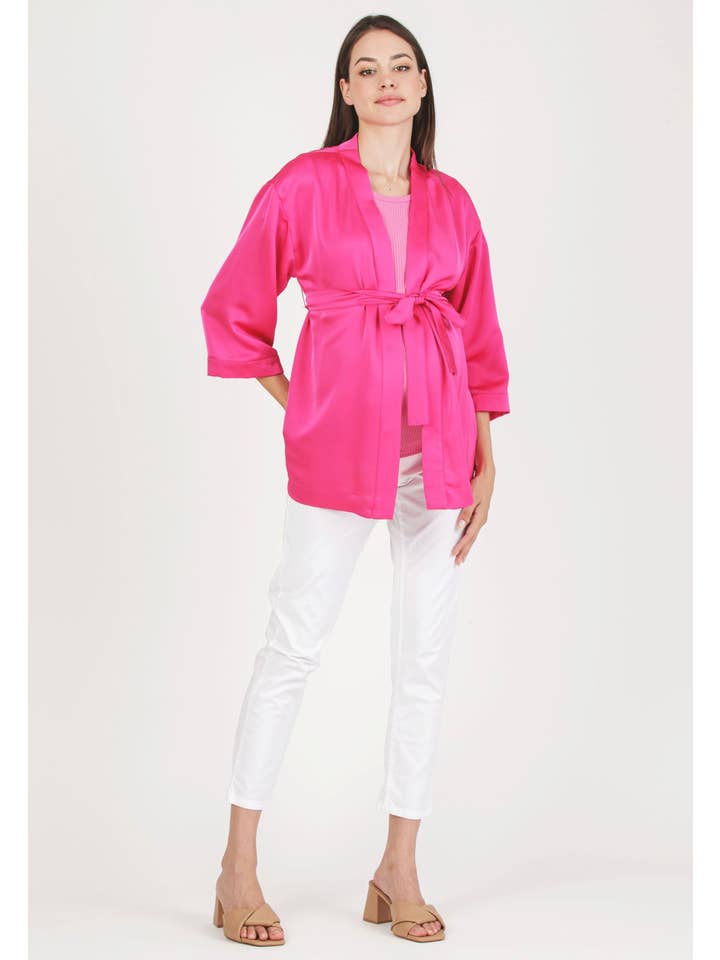 ATTESA Maternity by Vittorio Martinelli srl – wholesale Kimono – Women's – Dahlia - maternity kimono
