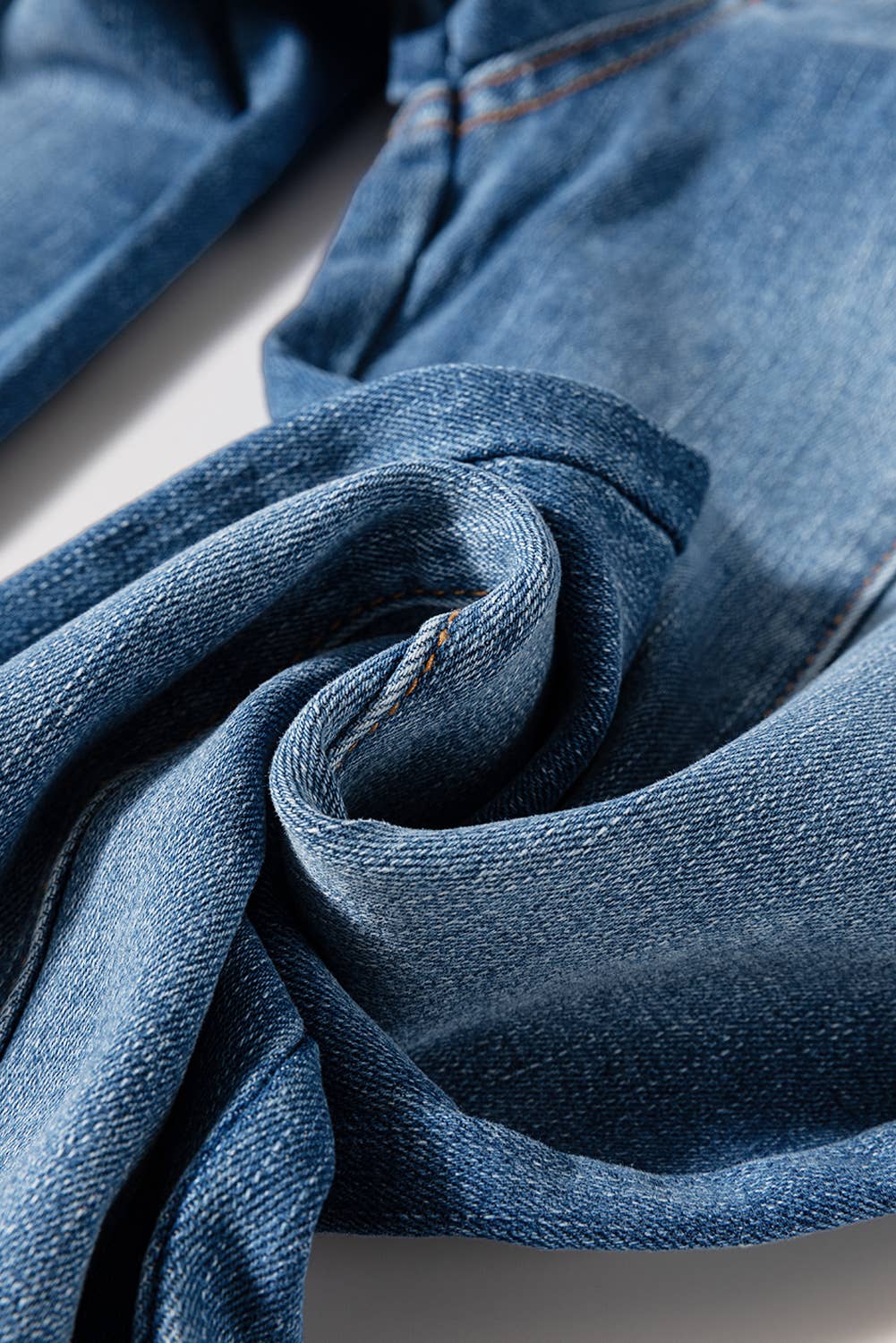 FULL TIME PURCHASE - Wholesale Jeans - Women's - High Waist Button Fly Seamed Raw Hem Flare Jeans10