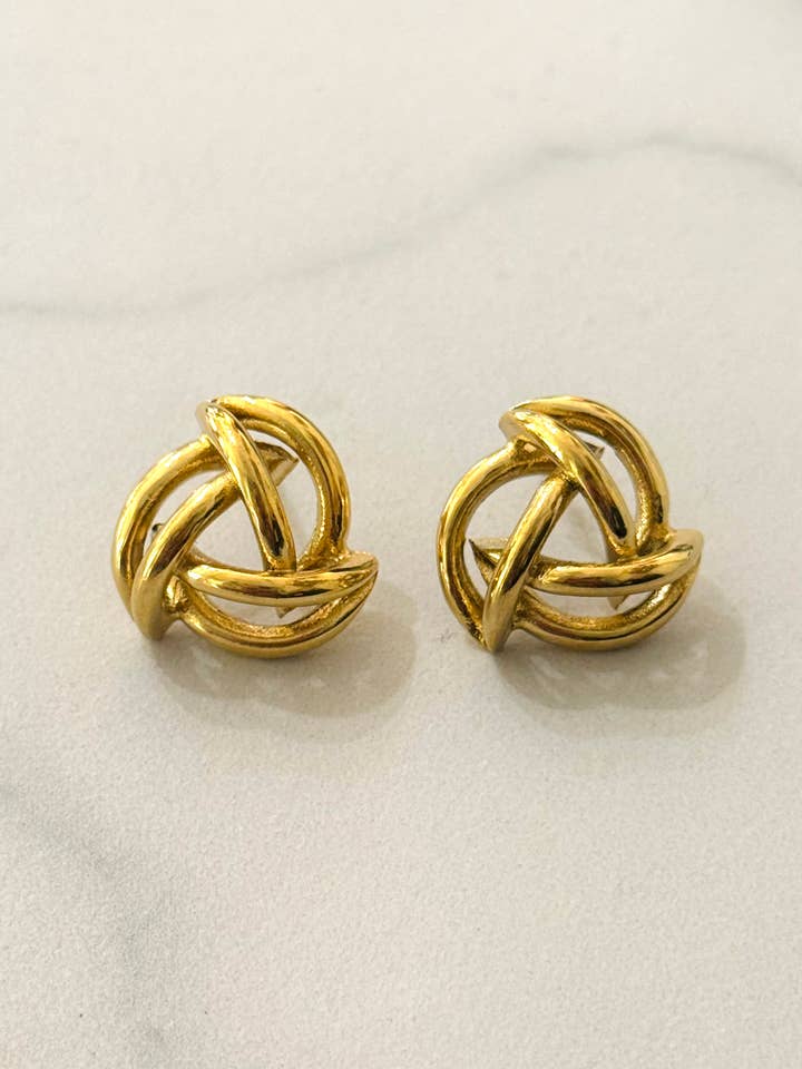 Nihon Stainless Steel Stud Earrings for wholesale by Cassette Barcelona