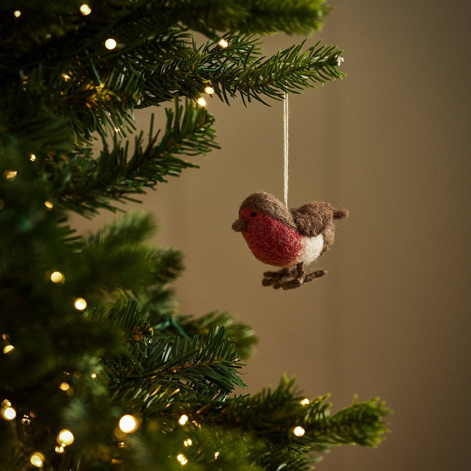 Sophie Allport - Wholesale Ornament - Christmas Robin Felt Bauble0
