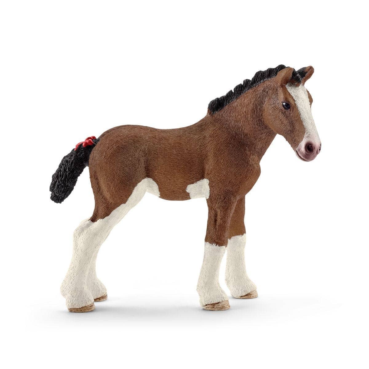 Schleich - Wholesale Figurine Toy - Kids - Clydesdale Foal Farm Horse Toy