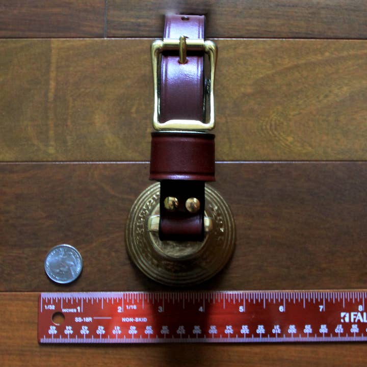 Auburn Leathercrafters - Wholesale Pet collar – Dog - Alpine Bell with Strap2