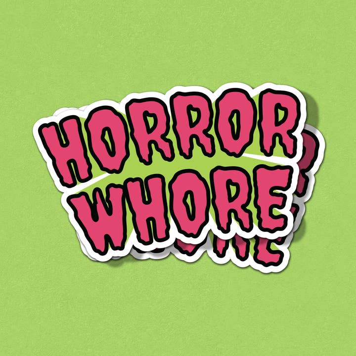 Horror Whore Sticker - Gloss Vinyl for wholesale by Rock'N Paper