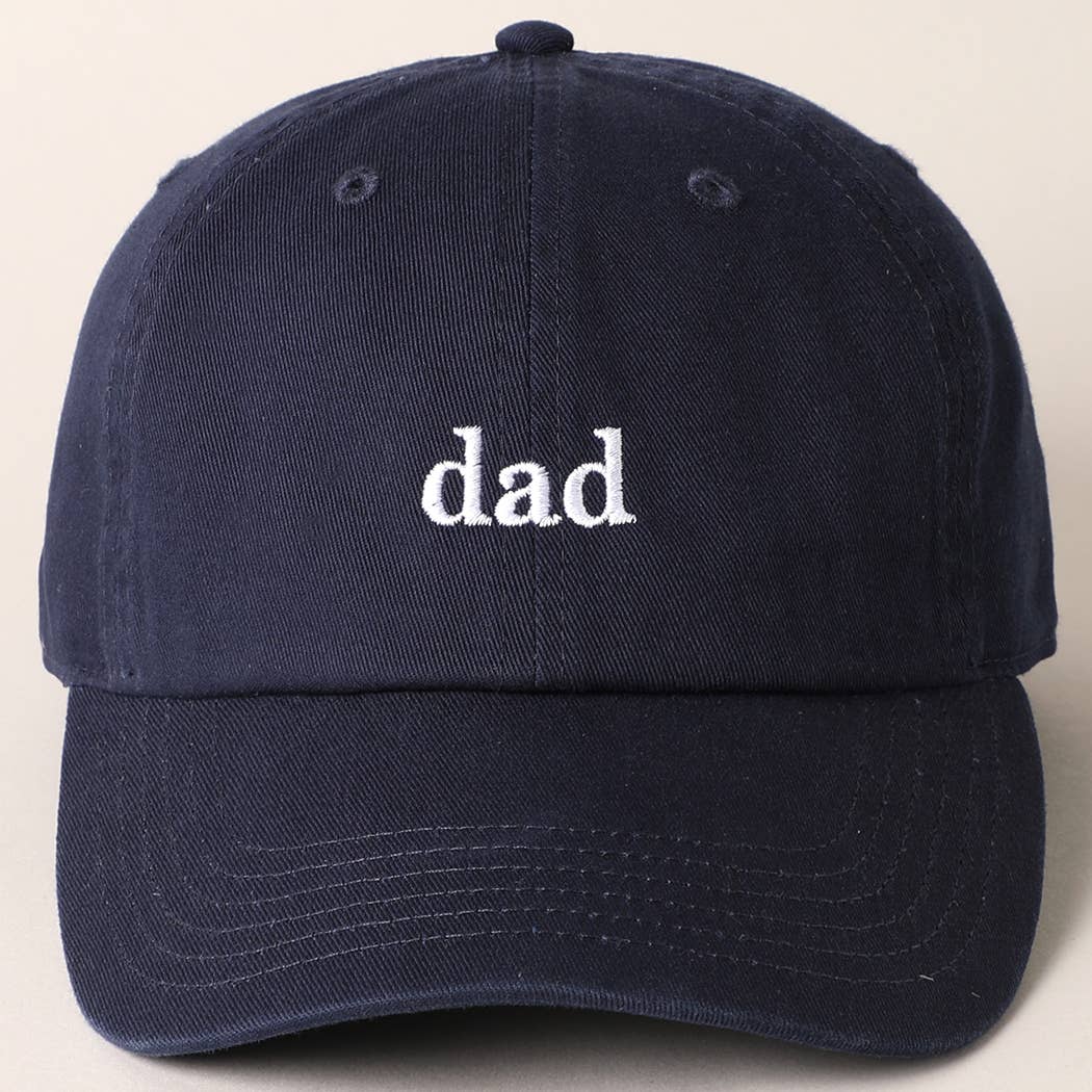 Fashion City – wholesale Baseball cap – Men's – Father's Day Baseball Cap With Dad Text Embroidery 3