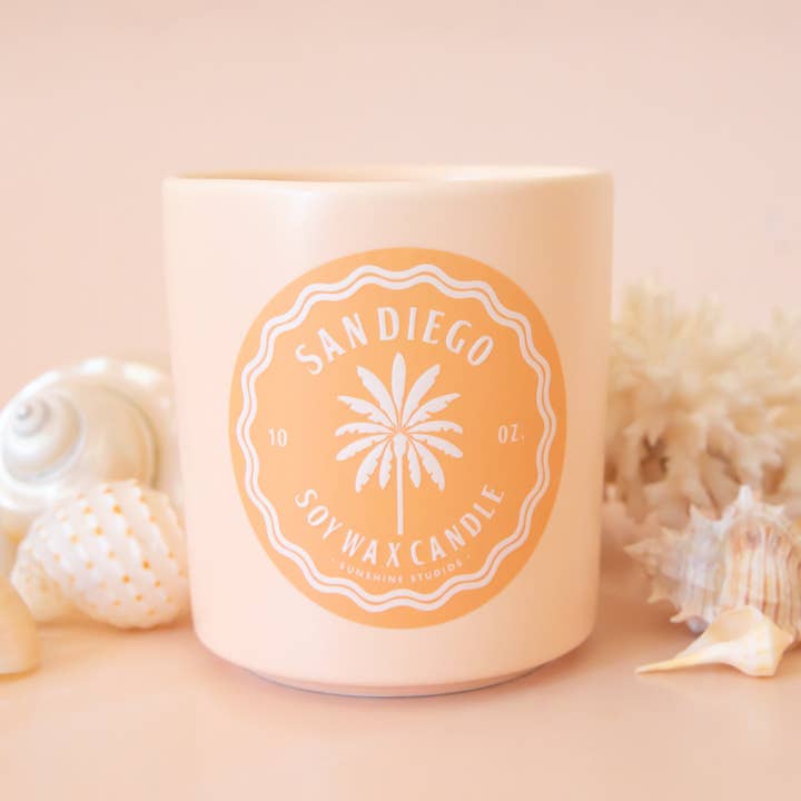 Sunshine Studios - Vente Bougie en bocal - Bougie San Diego1