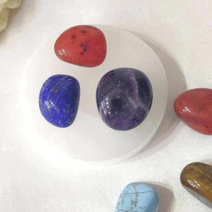 Soothing Crystals - Wholesale Crystal-charging plate - Selenite Charging Plate | Square Coaster | Selenite Plate10