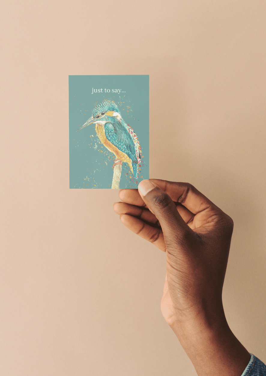 Jen Winnett Eco Artist - Wholesale Birthday Card - Starter Bundle 24 QR Greetings cards + video, photo or voice7