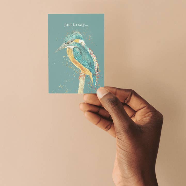 Jen Winnett Eco Artist - Wholesale Birthday Card - Starter Bundle 24 QR Greetings cards + video, photo or voice7