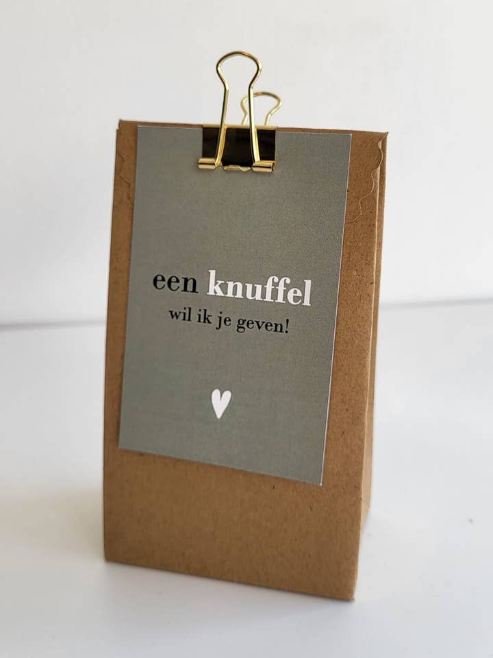 Sacchetto di carta Un Abbraccio per la vendita all'ingrosso da parte di SEQ LIFESTYLE