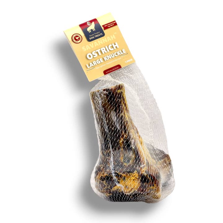 Savannah Pet Food - Wholesale Pet Treats - Dog - Ostrich Knuckle - Large3