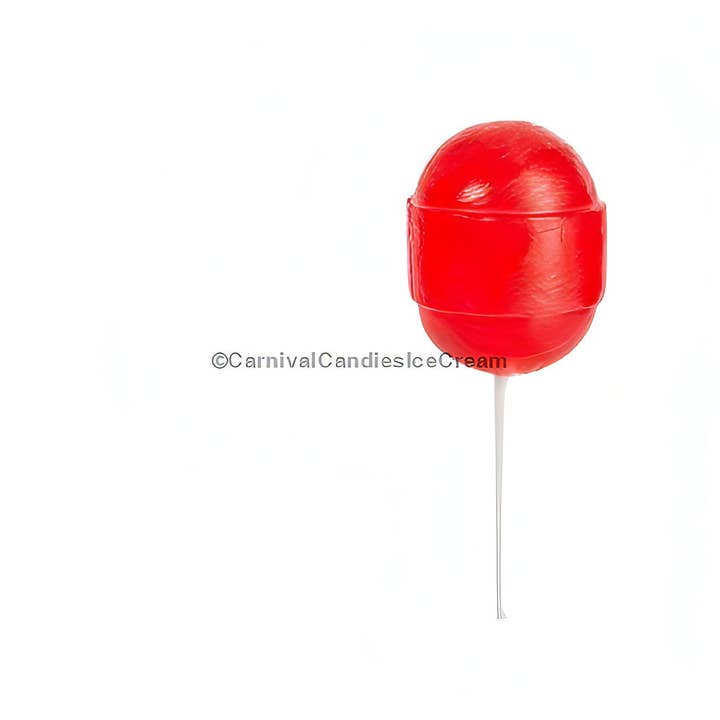 Carnival Candies & Ice Cream Inc. - Wholesale Lollipop - Jumbo Cherry Bubble Gum Lollipop Mexican Candy (50 Count)