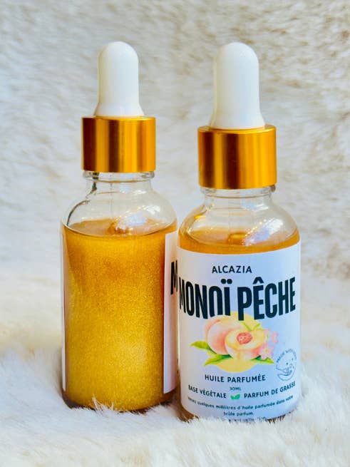 Fragrance oil - Monoi Peach for wholesale by Alcazia