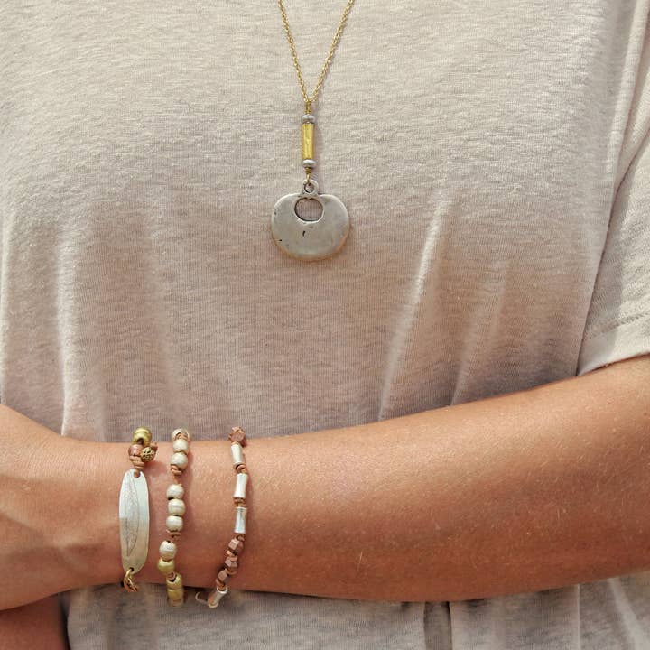Wyld Earth – wholesale Pärlarmband – Silver Knut Armband