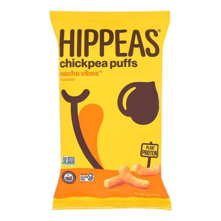 Hippeas - Chickpea Puff Nacho Vibes - Case Of 12 - 4 Ounces for wholesale by Ware Spark