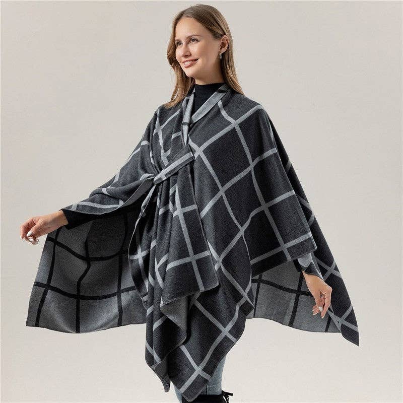 Plush Looks - Wholesale Wrap - Women's - Fashionable Warm Shawl Wrap6