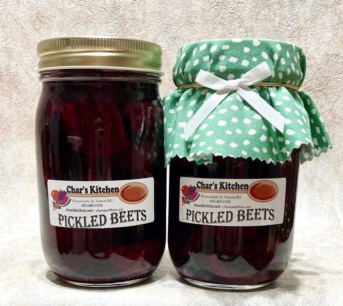 Char's Kitchen – Engroshandel Syltede grøntsager – Syltede rødbeder 16 oz1